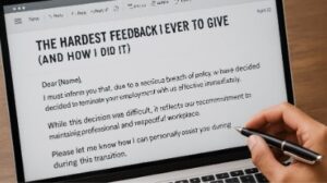 The Hardest Feedback I Ever Had to Give (and How I Did It)